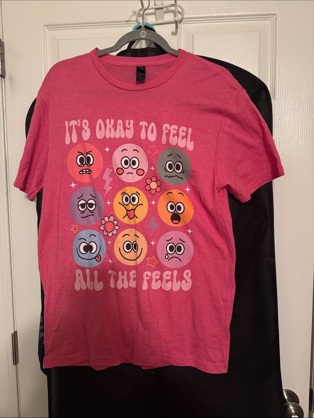 Pink "It's Okay to Feel" Graphic Tee